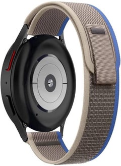 Trail Loop Nylon Strap 22mm Compatible with Huawei GT2 Pro - Grey and Blue