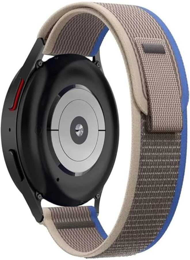 Generic - Trail Loop Nylon Strap 22mm Compatible with Huawei GT2 Pro - Grey and Blue - Image 1