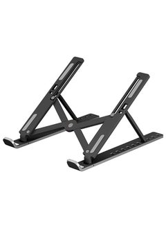 Generic Foldable Laptop Mounts And Tablet Holder, Durable ABS Computer Stand , Hollow Panel Design For 3-6 Inch Laptops  - Image 1