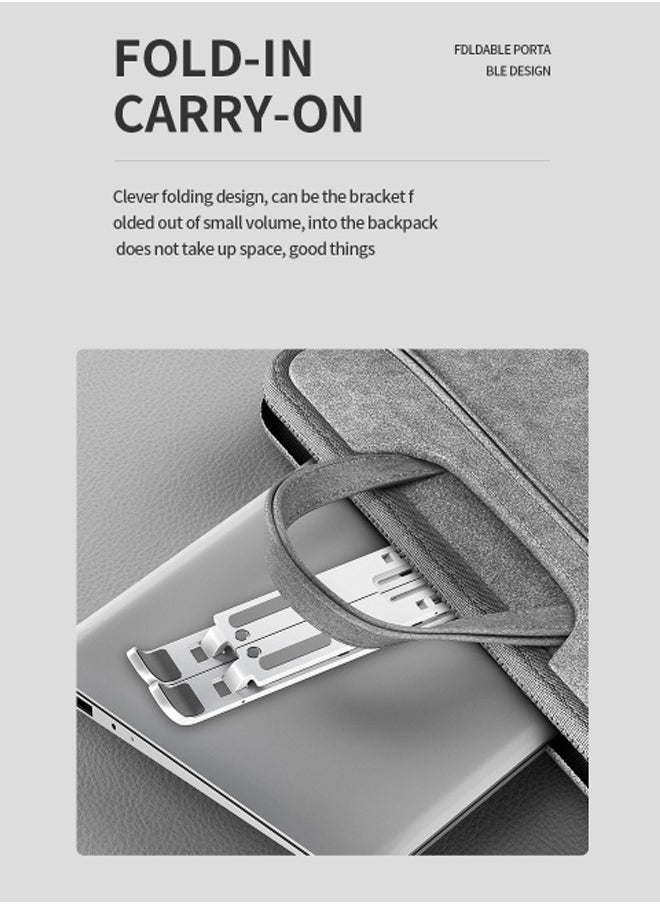 Generic - Foldable Laptop Mounts And Tablet Holder, Durable ABS Computer Stand , Hollow Panel Design For 3-6 Inch Laptops - Image 1