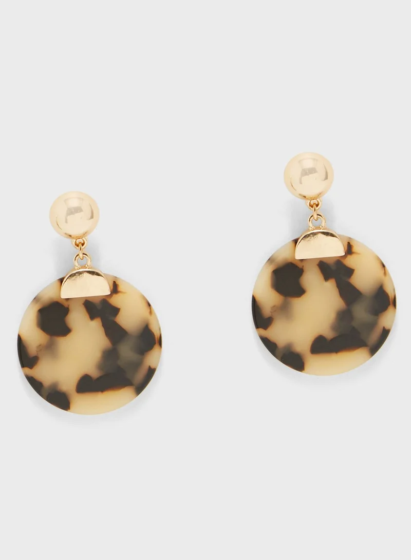 ONLY Zaz Tortoise Earrings