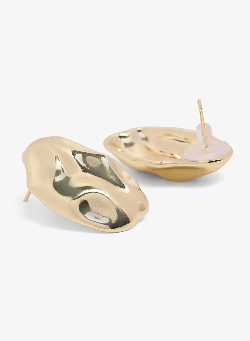 Ginger 2PK Chunky Silver Statement Earrings