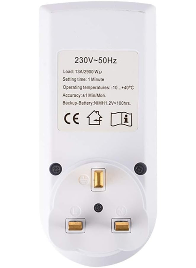 2 قطعة رقمي المكونات في المقابس مقبس الأبيض - Image 5