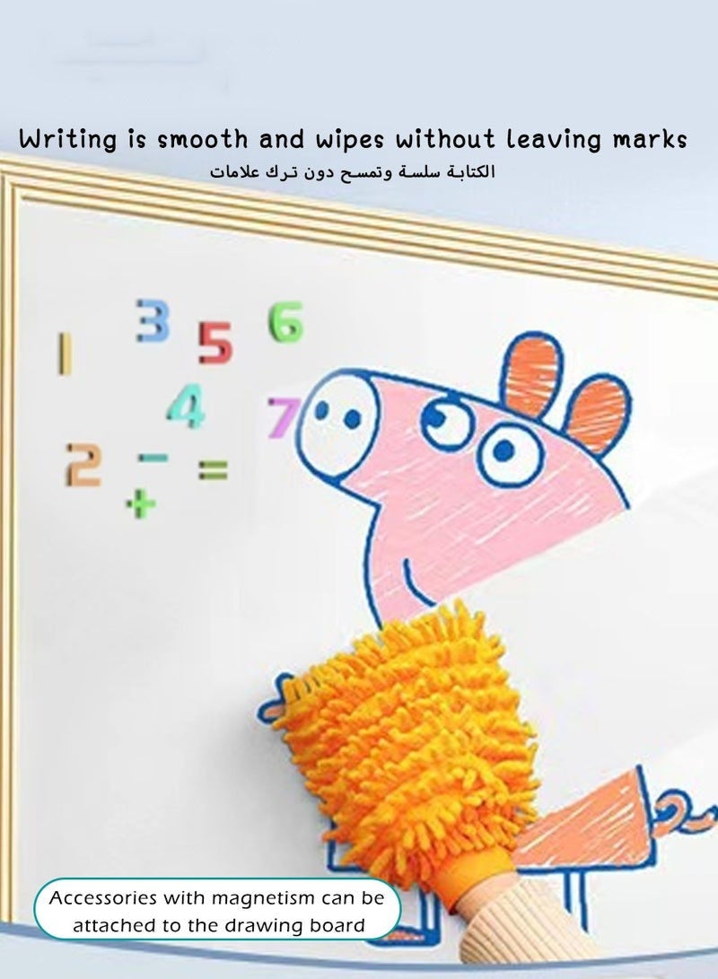 DURKU Children's Magnetic Drawing Board for Wall,Easy Disassembly,No Damage for Wall When Remove It,Be Suitable for A Variety of Walls,Magnetic Kids Blackboard 90*60cm - Image 4