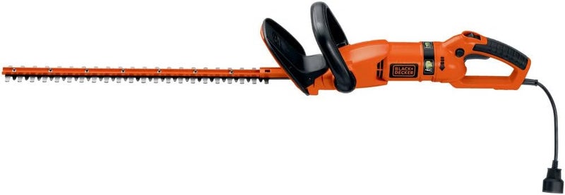 BLACK+DECKER Hedge Trimmer, Rotating Handle, Dual Blade Action Blades, 3.3-Amp, 24-Inch (HH2455) - Image 3