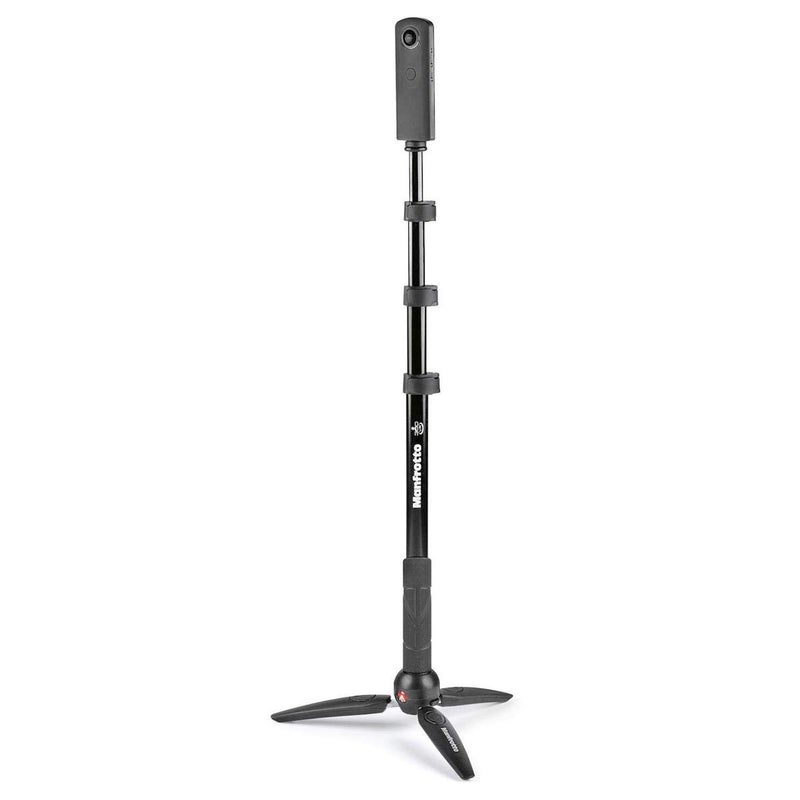 Manfrotto Virtual Reality Kit with Pixi Evo Mini Tripod and 4-Section Aluminium Extension Pole - Image 4