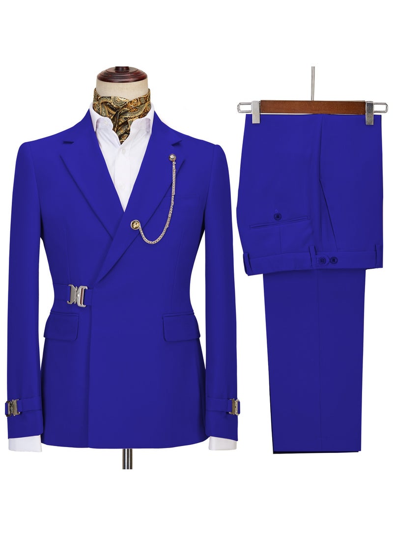 KUYING New Fashionable Men's Two-Piece Suit Set  - Image 1