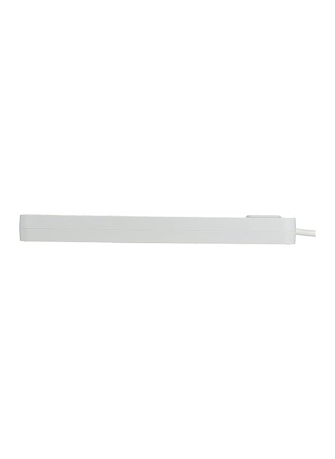 belkin - Belkin 6 Way/6 Plug 3m Power Extension Strip with On/Off Switch for Televisions, Gaming Consoles, Home, Office and More - White - Image 1