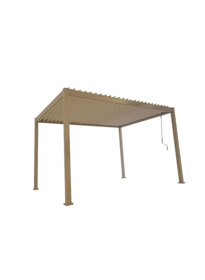 Pan Home Nikolia Pergola 400X300X250 Cm - Off White - Image 2