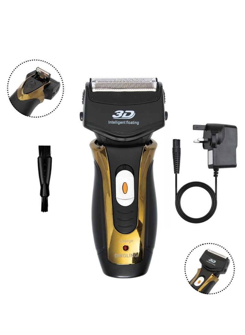 DINGLING 1. RSCW-410 Rechargeable Electric Shaver with Dual Blade System & Travel-Friendly Design - Image 2