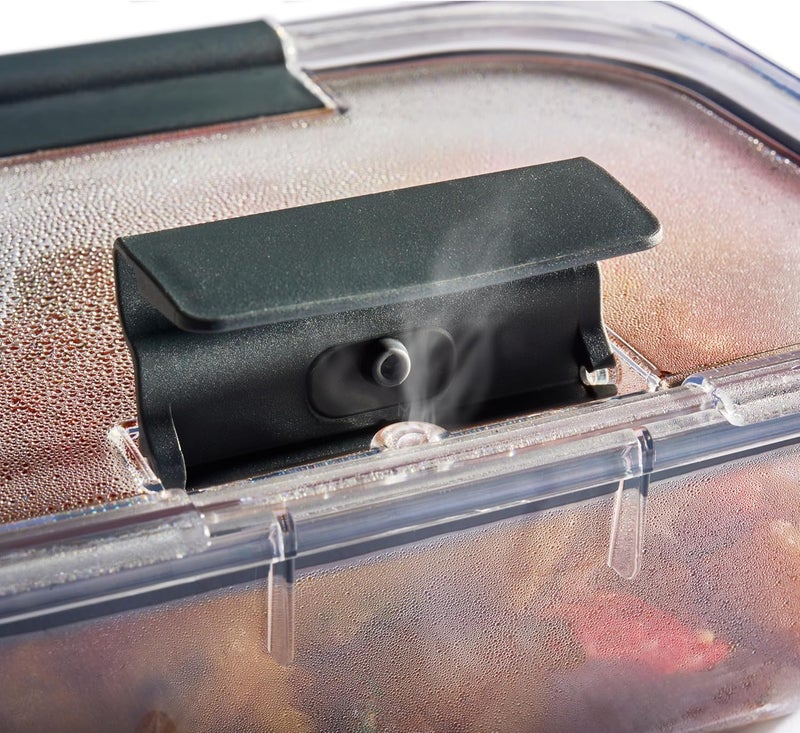 Rubbermaid Brilliance Food Storage Containers BPA Free Airtight Lids Ideal for Lunch Meal Prep  Leftovers Set of 5 32 Cup - Image 4