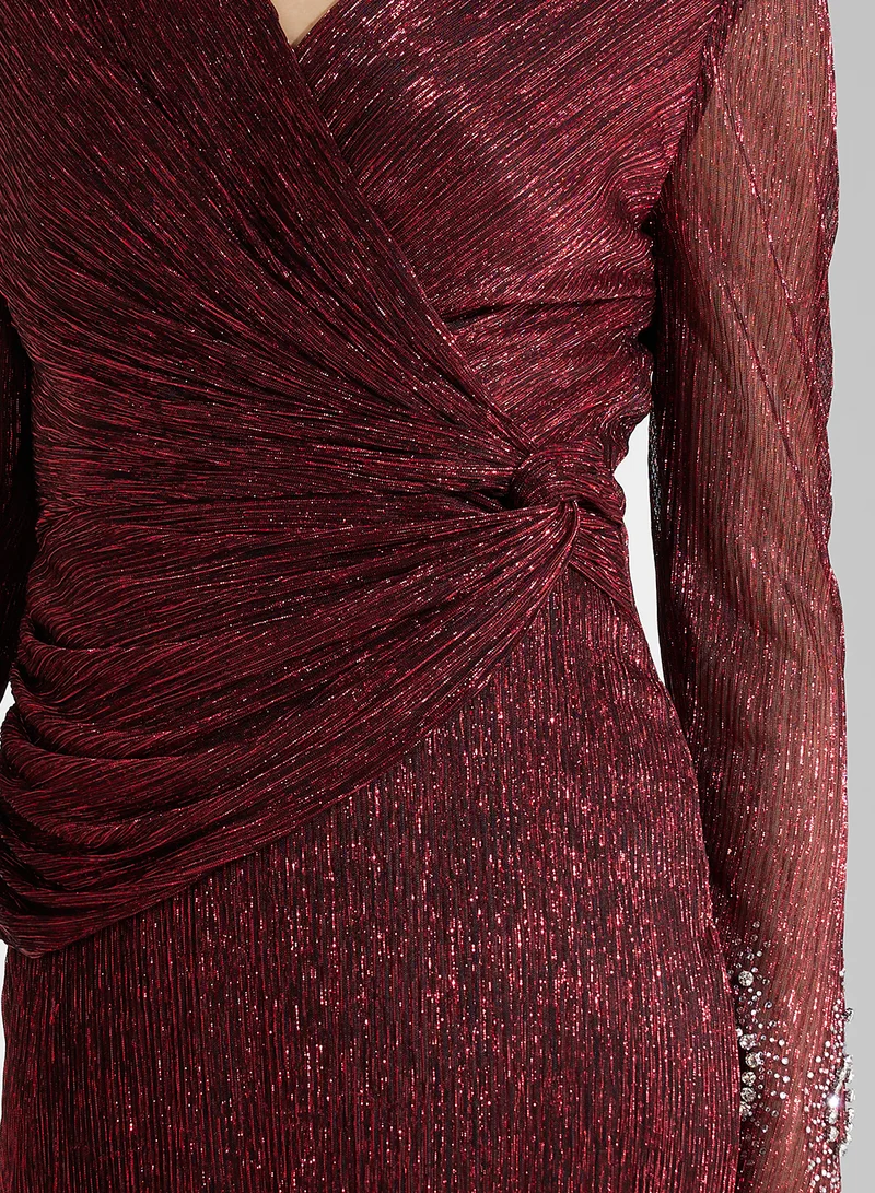 Namshi x Glittering Evening Gown Dress