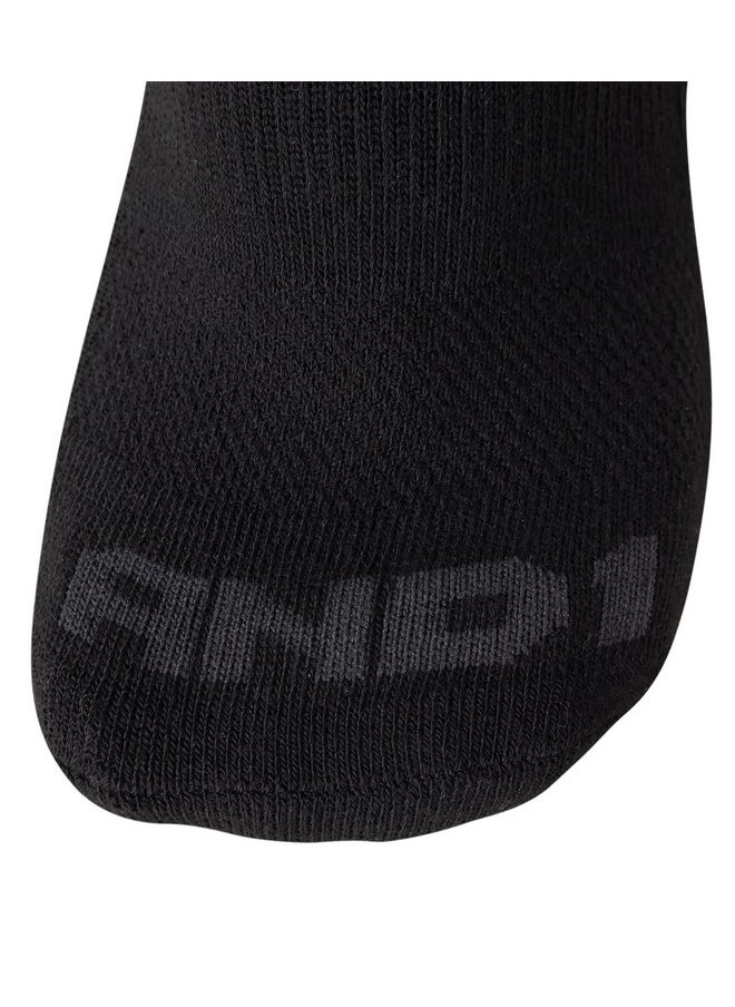 And1 AND1 Men's Socks - Athletic Cushion Crew Socks (24 Pack), Size 6-12.5, Black  - Image 5