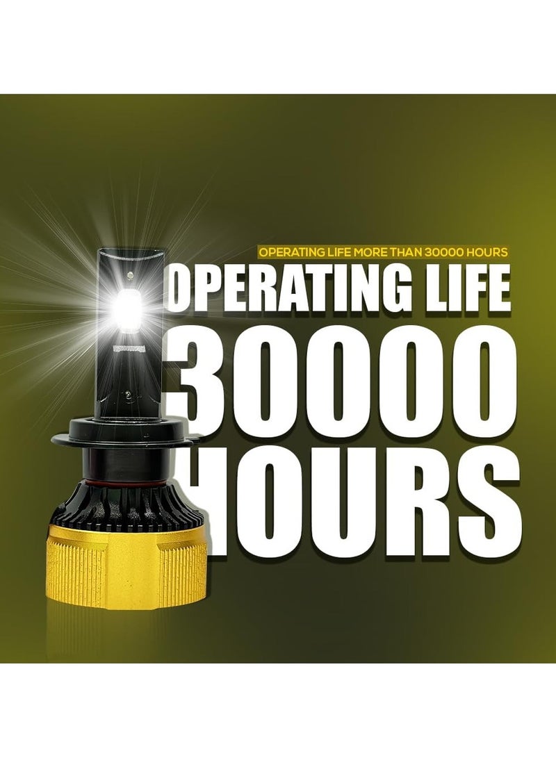 تي بي إٍس ديزاين مجموعة مصابيح أمامية LED أصلية تم اختبارها من TBS DESIGN M80 Max 9006 بقوة 160 واط/زوج، 16000 لومن، ألوان ساطعة بدرجة حرارة (6000 كلفن) - Image 2