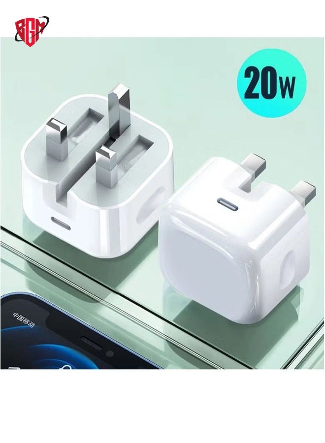 IPhone Fast Charger [MFi Certified] 20W USB C Power Adapter Fast Charger with 3ft Cable Compatible with IPhone 13/13 Pro/ 12 Pro/12 Mini/ 11/11 Pro/XS/Max/XR/X/8 Plus/SE 2020, IPod, IPad Mini Pro
