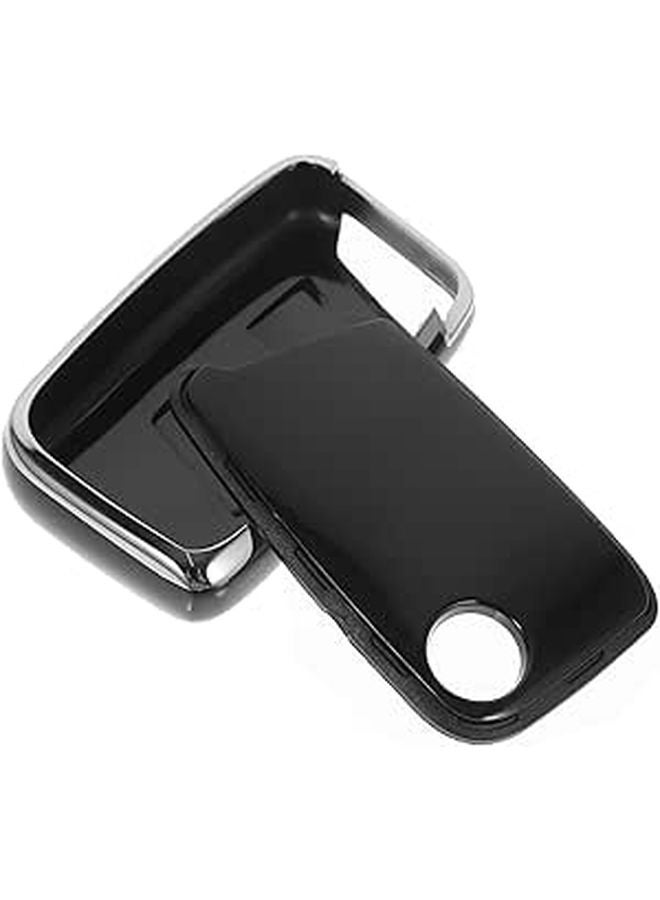 Black 5 Button Car Key Fob Cover Case Protective Shell Compatible for Automotive Keyless Entry Remote - Image 1