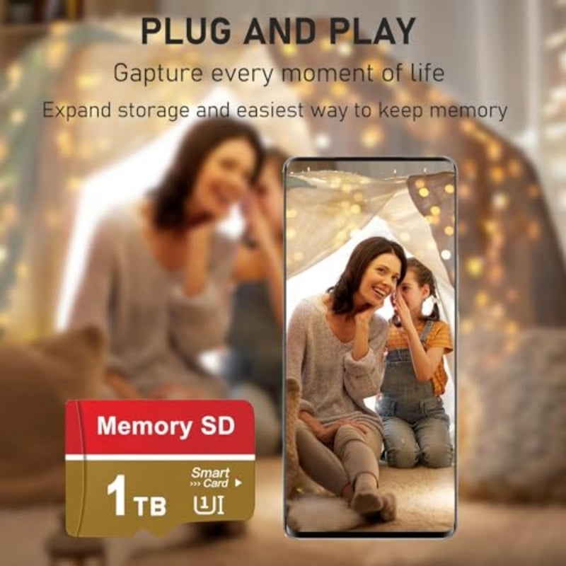 بطاقة ذاكرة MicroXC سعة 1024 جيجابايت A2، UHS-I U3، V30، 4K، بطاقة مايكرو، دقة عالية كاملة لكاميرات أجهزة القياس والكاميرات والمراقبة - Image 4