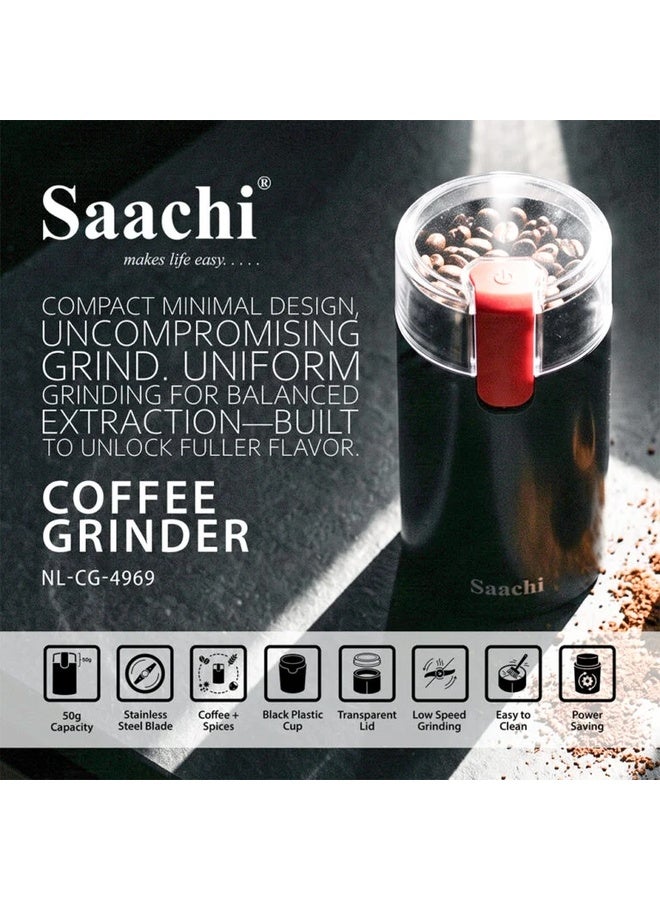 ساتشي مطحنة قهوة 0.05 kg 150 W NL-CG-4969 متعدد الألوان - Image 5