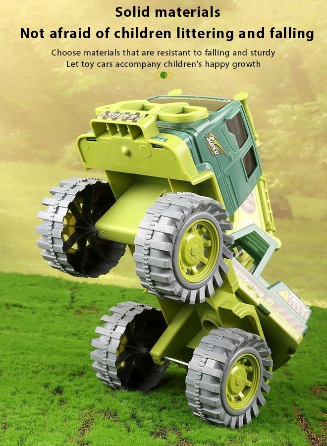 Large scale simulation engineering vehicle crane，building toys, inertia engineering truck toy cars,Truck Toys Transport Car Carrier Truck Toys Car Playset Toys For Kids ，The toy car that can slide i - Image 4