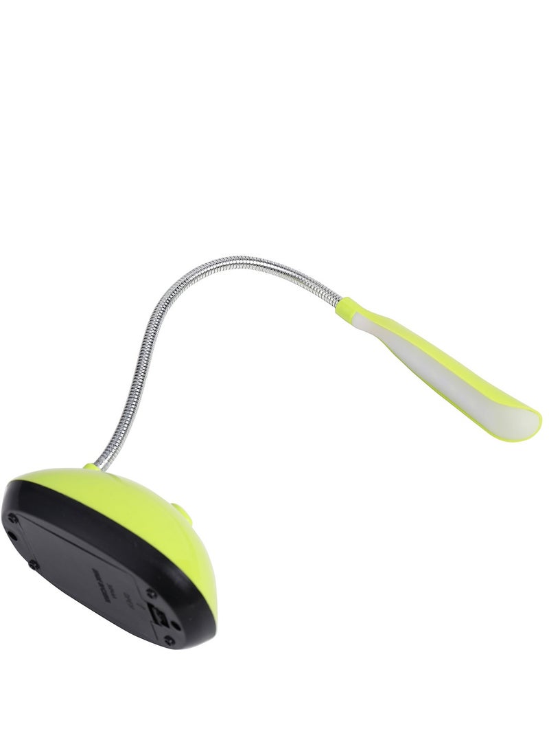 LAWAZIM - Extendable Mini Desk Lamp-Green- Portable Flexible Adjustable Arm Compact Battery Eye-caring LED Table Lamp for Reading Study Task Kids Children in Dorm Room Home Office Bedside on Nightstands - Image 1
