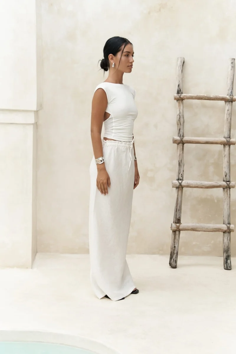 Bohemai Dolly Laced White Skirt