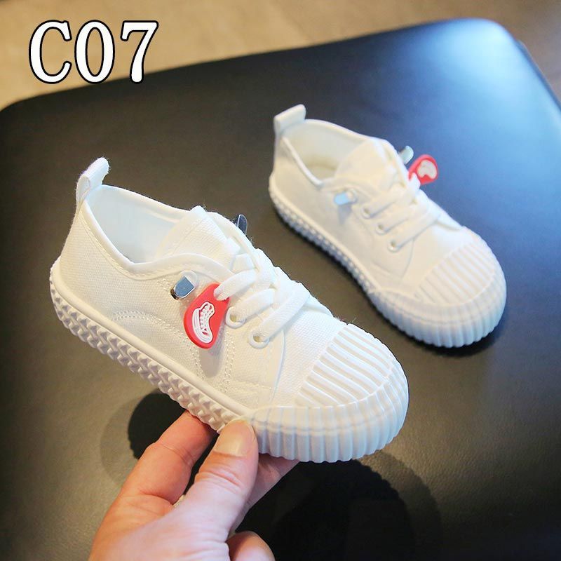 Children'S Day Performance White Shoes For Boys And Girls, Canvas Shoes For Kindergarten Campus, White Sneakers, Breathable Dance Shoes - Image 5