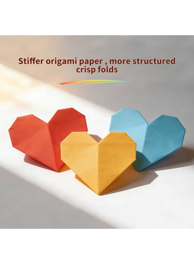 BUBU Origami Paper 6 Inches Square 500 Sheets 20 Vivid Colors Double Sided for Kids & Adults Arts and Crafts Projects - Image 5