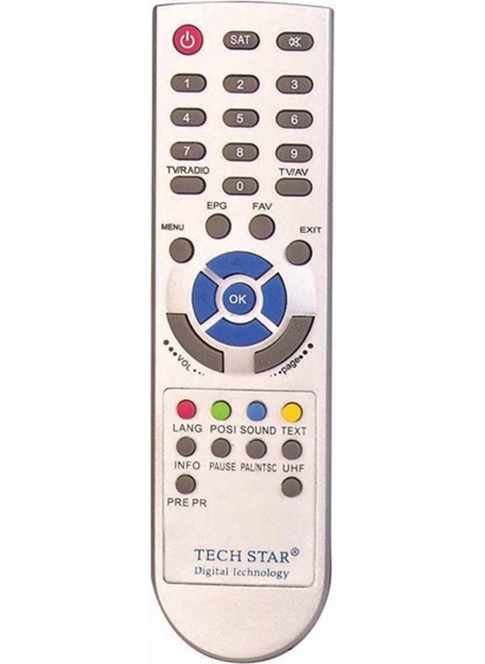 Technosat Huayu Kr Techstar 5000 Sd Satellite Remote 