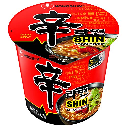 Nongshim Shin Original Ramyun Cup, 2.64 Ounce (Pack of 6) - Image 1