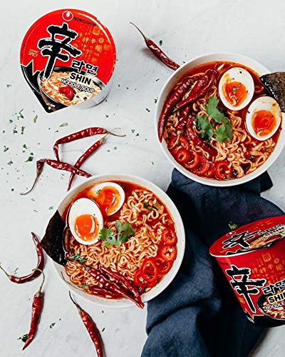 Nongshim Shin Original Ramyun Cup, 2.64 Ounce (Pack of 6) - Image 5