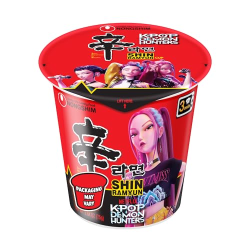 Nongshim Shin Original Ramyun Cup, 2.64 Ounce (Pack of 6) - Image 2