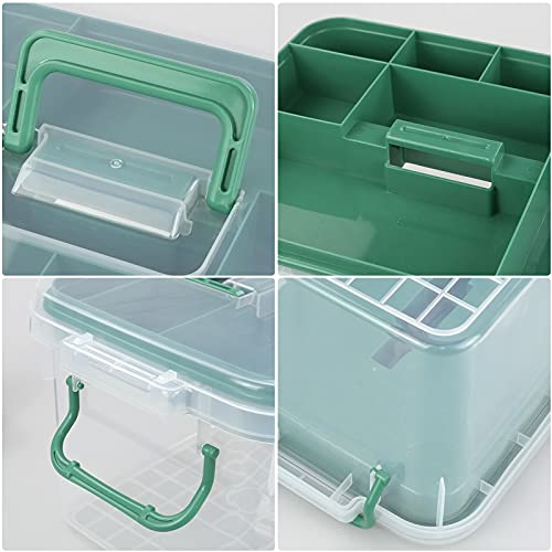 Qskely 1-Pack Clear Storage Box Container, Family First Aid Box Medicine Box Organizer - Image 3