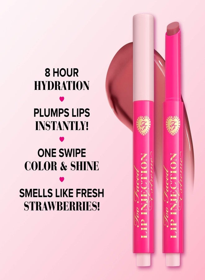 Too Faced Lip Injection Extreme Plumping Clicks | Hydrating, Sheer-To-Medium Buildable Coverage, Lip Plumper with Click Applicator, 0.05 Ounce, Kiss the Bride - Image 3