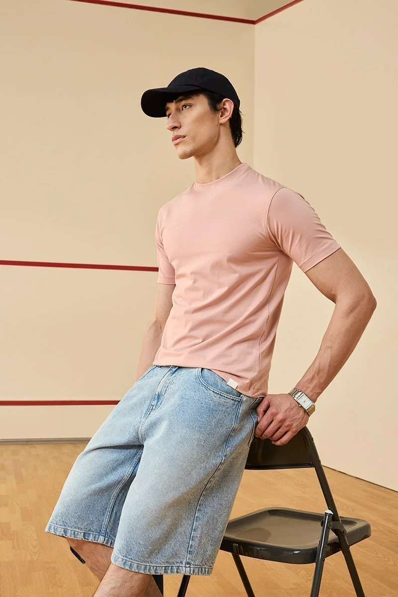 سنيتش تي شيرت كور لاب خوخي بقصة ضيقة