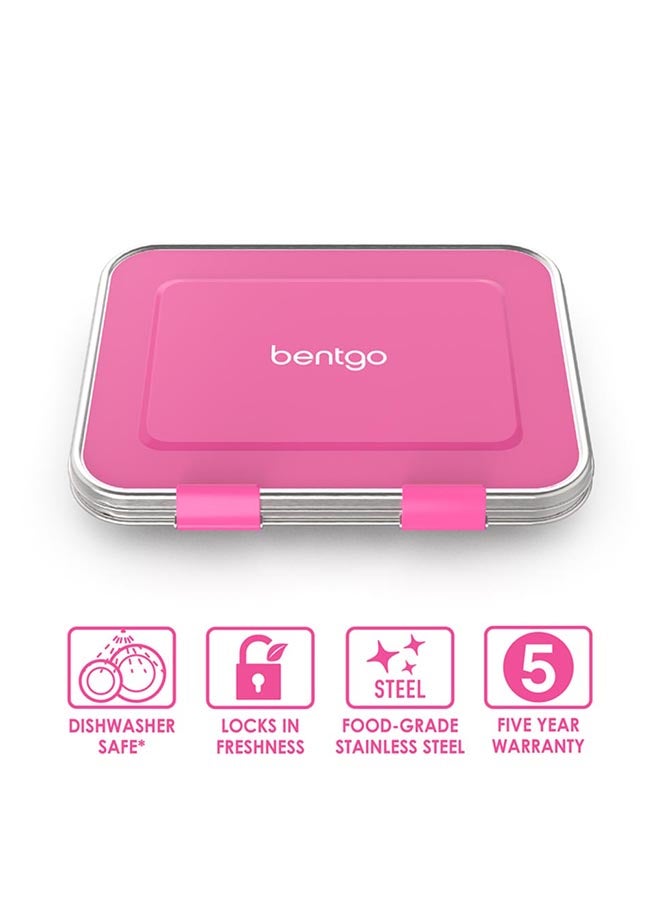 Bentgo Kids Stainless Steel Lunchbox - Fushia - Image 4