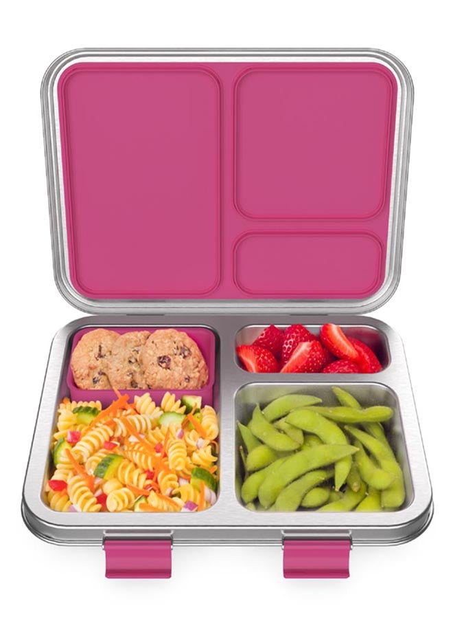 Bentgo Kids Stainless Steel Lunchbox - Fushia - Image 1