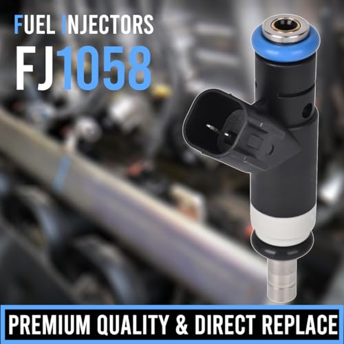 EKLN Set of 4 Fuel Injectors FJ1058 Fit for 20112014 Chrysler 200 Sebring Dodge Avenger Caliber Journey Jeep Compass Patriot 20L 24L L4 Gas Engine 4 Hole Replaces OE 04891577AC - Image 3