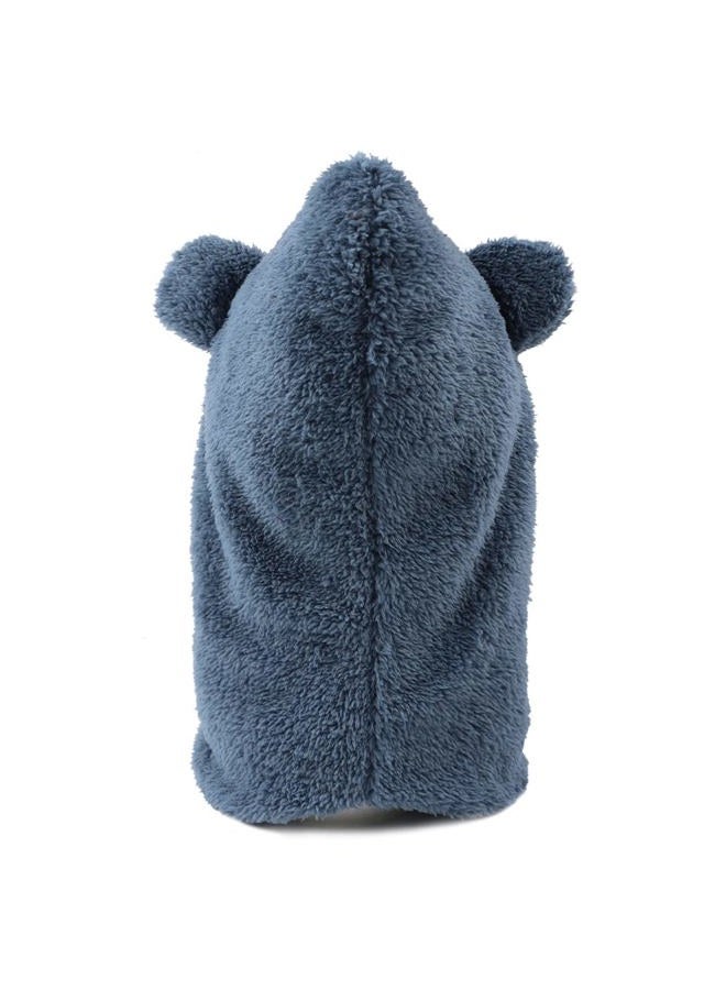 JANGANNSA Baby Girls Winter Hat Boys Warm Scarf Hat Kids Thick Earflap Hood Cap with Ear 6M-7T, Dodger Blue, 6-36 Months - Image 2