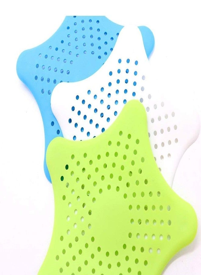 Koniry Star Bathroom Sink Drain Filter Hair Catcher Bath Plug Plunger Sink Filter Coater - Image 1