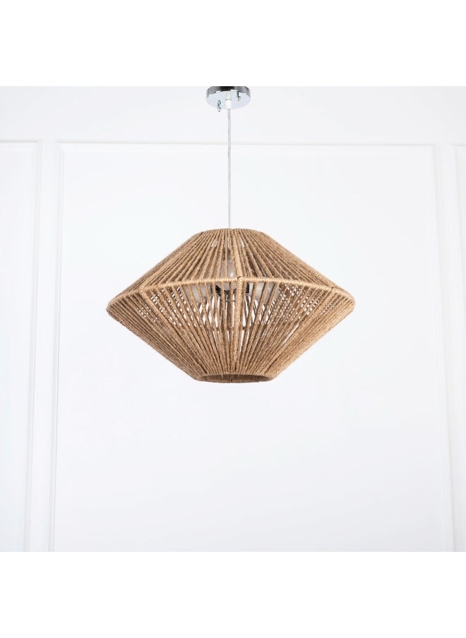 tbshomelamp - Jute Celling Lighting Beige    35x30 cm - Image 1