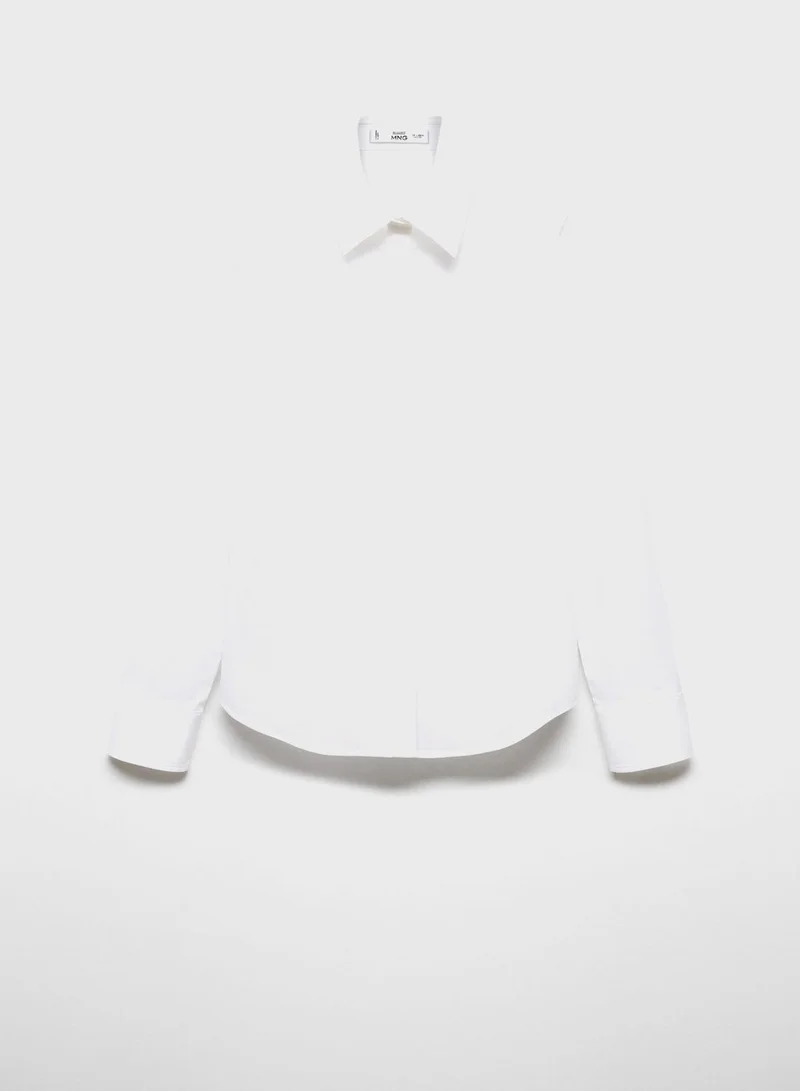 مانجو قميص بأزرار من أعلى إلى أسفل