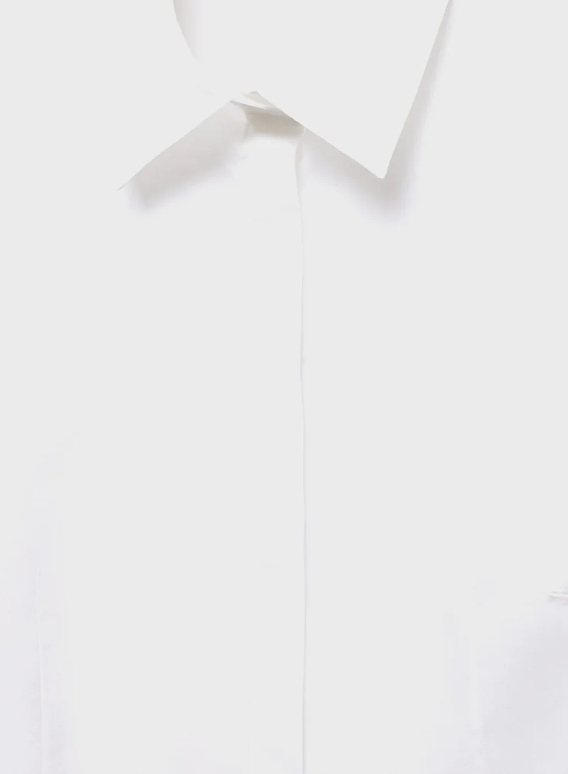 مانجو قميص بأزرار من أعلى إلى أسفل