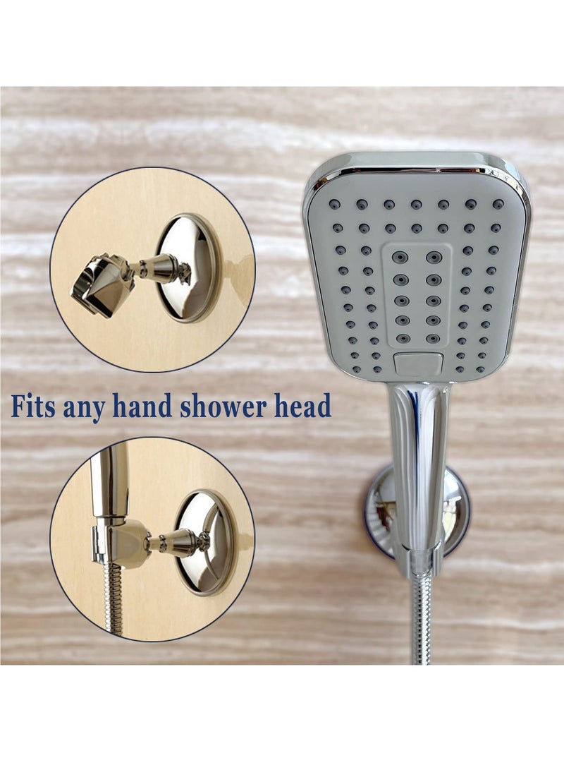 Adjustable 360° Rotating Shower Head Holder with Removable Mount and Vacuum Suction Cup for Easy Installation and Versatile Use. - Image 2