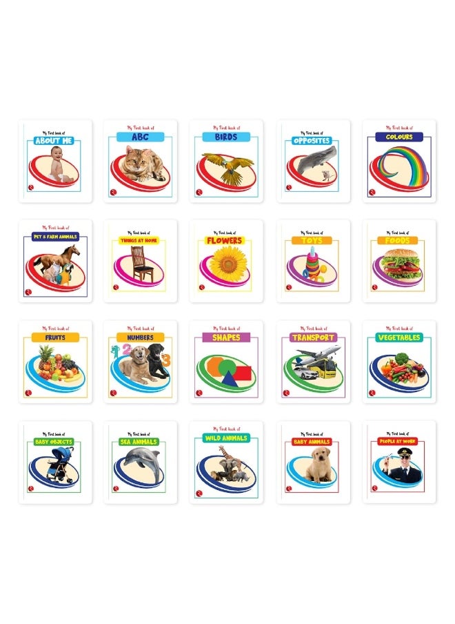 My First Library - Set of 20 Books (Box set) - Kids Learning Board books - Children growth and development book  - Image 3