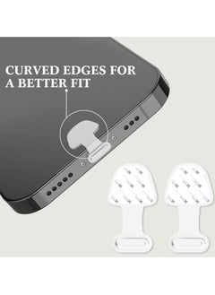 mriya Pack of 4 Lightning Port Dust Caps, Dust Caps Phone Lightning Anti Dust Charging Port Plug  - Image 5
