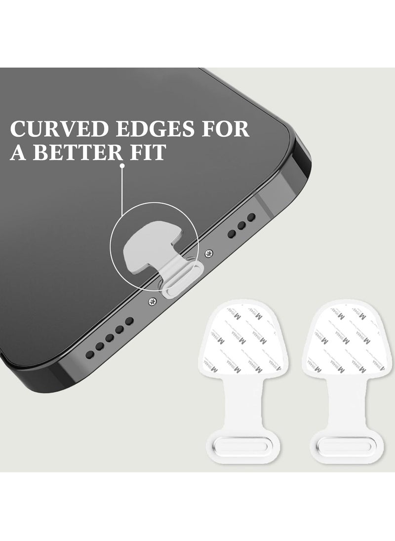 mriya - Pack of 4 Lightning Port Dust Caps, Dust Caps Phone Lightning Anti Dust Charging Port Plug - Image 1
