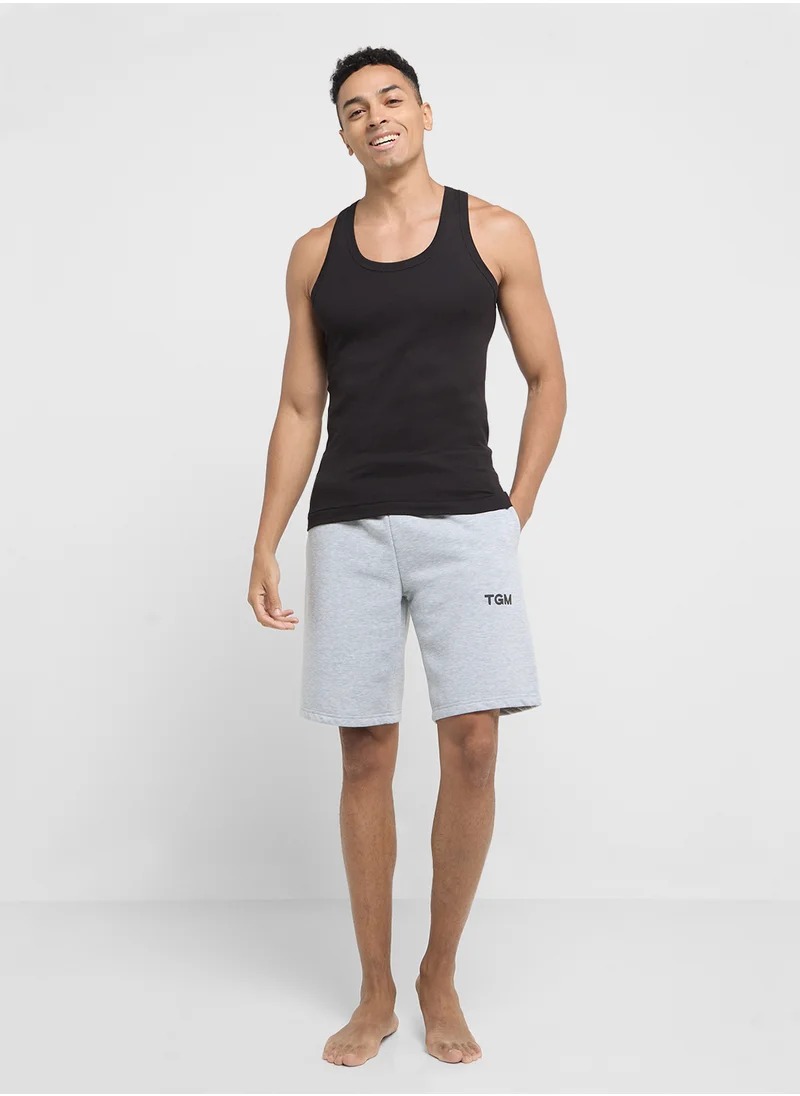 سفنتي فايف بيسيكس Pack of 3 Ribbed Vest
