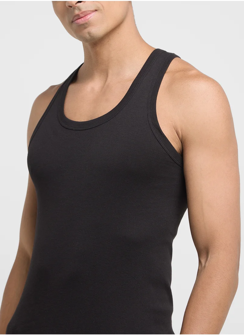 سفنتي فايف بيسيكس Pack of 3 Ribbed Vest