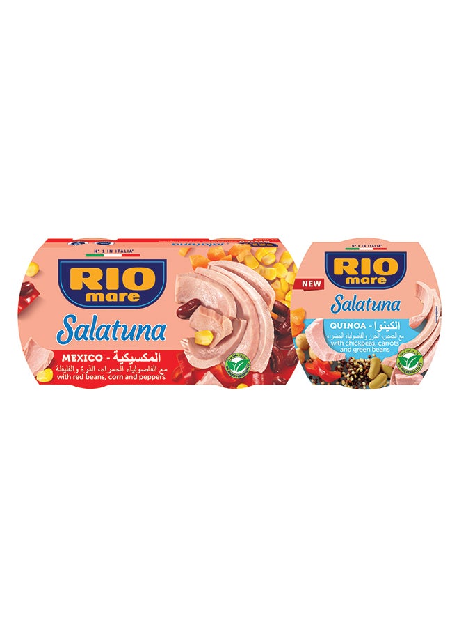 Rio Mare Salatuna Mexico Recipe With Salatuna Quinoa Recipe 3 x 160g  - Image 1