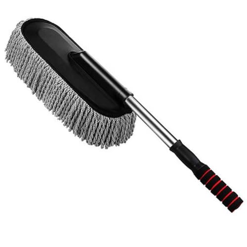 SARTE Soft Microfiber Car Duster with Extendable Handle Car Cleaning Duster Brush for Car Cleaning - Image 1